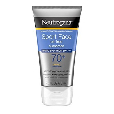 KENVUE NEUTROGENA SPORT FACE SUNSCREEN BROAD SPECTRUM SPF 70+ 2.5 FL OZ