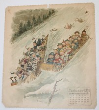 Palmer Cox 1893 Calendar- all months