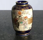 STUNNING ANTIQUE JAPANESE MEIJI PERIOD SATSUMA PORCELAIN VASE