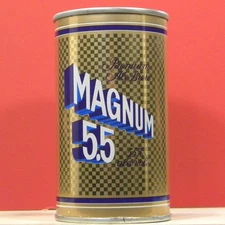 Magnum 5.5 Premium Beer 341 mL Can Carling O'keefe Brewing Toronto Canada R44 HG