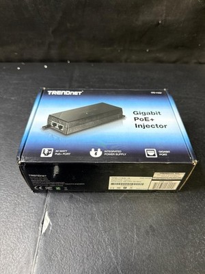 TRENDnet Gigabit Power Over Ethernet Plus Injector, PoE+ (30W)