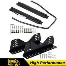 Universal Racing Seat Bracket With Seat Slider Side Mounting Bracket Track A...