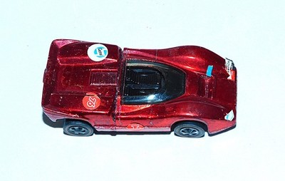 1968 MATTEL HOT WHEELS REDLINE MCLAREN M6A METALLIC RED CLEAN