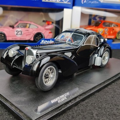AUTO SOLIDO BUGATTI TYP 57 SC ATLANTIC SCHWARZ 1:18 NEU BOX S1802101