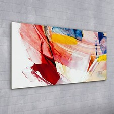 Acrylglasbild Wandbild Plexiglas 100x50 Kunstdruck Bild Bunte Abstrakte Malerei