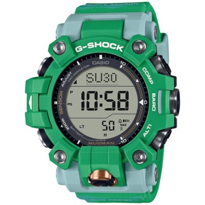 CASIO G-SHOCK Mudman グリーン Casio G-Shock MUDMAN Love Sea and The Earth EARTHWATCH Radio Solar