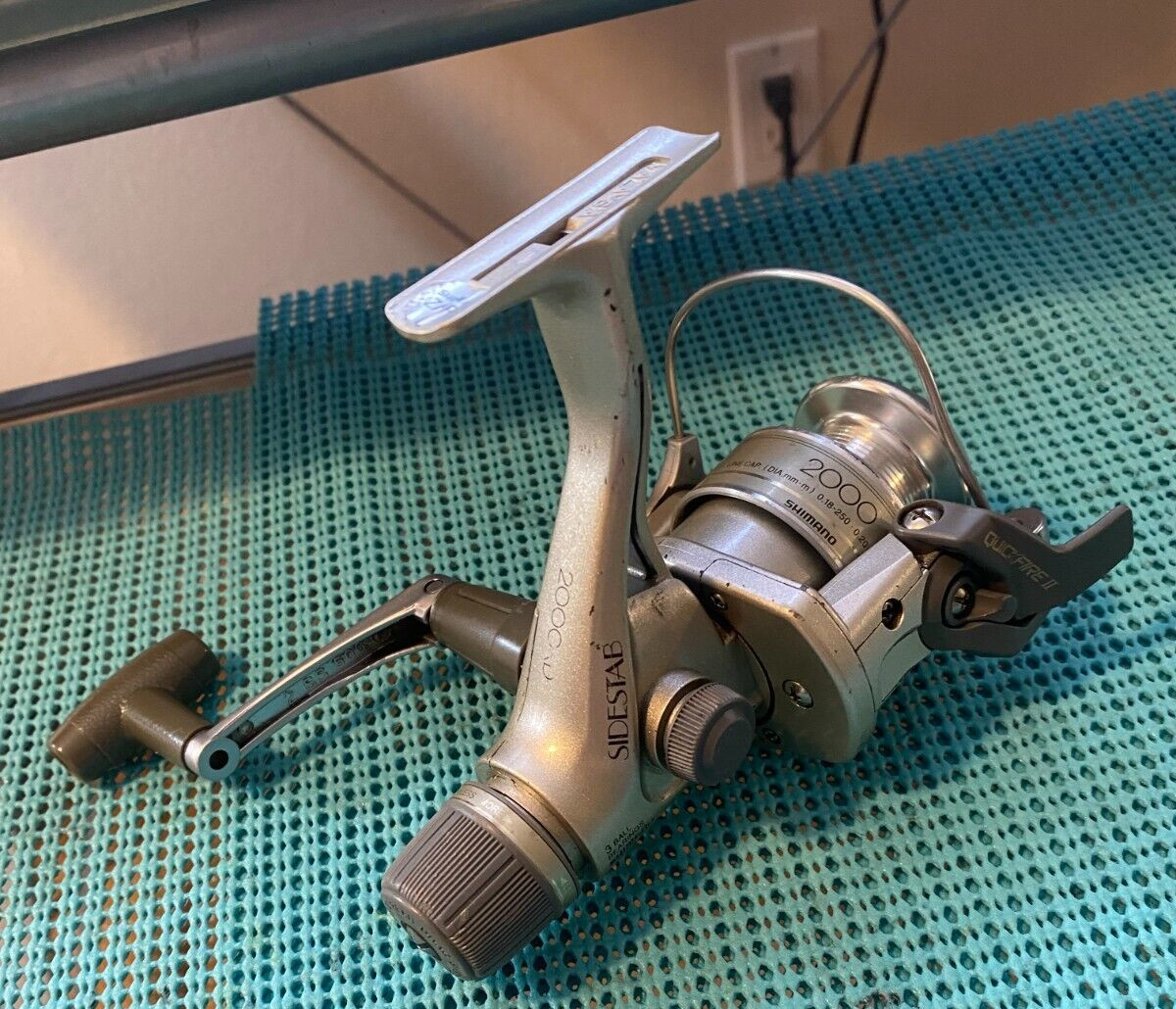 SHIMANO SIDESTAB 2000 RD  SPINNING REEL- VERY NICE/ REAR DRAG