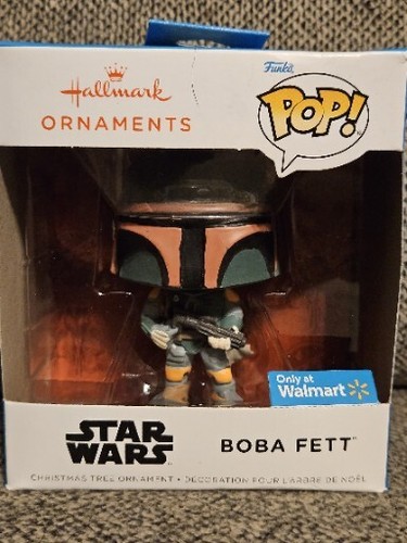 Hallmark Funko Pop Star Wars Boba Fett Christmas Ornament NEW IN BOX NIB 2022 - 第 1/5 張圖片
