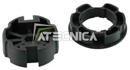 Adattatore motore tubolare tapparella tenda asse TONDO OGIVA 78 80 mm 10X15 mm