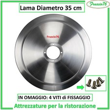 LAMA ACCIAIO PER AFFETTATRICE STANDARD mm 350 35 cm RICAMBI - 100 CR6 Ricambio