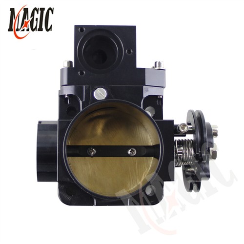Aluminum 2.75" 70mm Throttle Body For Mitsubishi Lancer EVO 7 8 9 4G63 01-05 BK - Picture 6 of 9