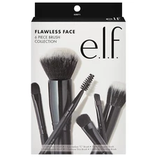 E.L.F. Flawless Face Kit, 6-Piece Brush Collection, Brushes for Face, Eyes & Bro