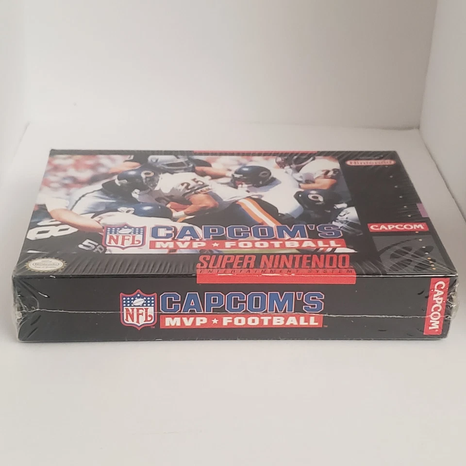 Capcom's MVP Football Super Nintendo 1993 SNES Factory New and Sealed - Image 2 of 4