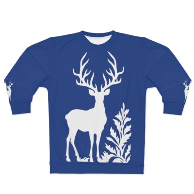 Enchanted Deer Silhouette Unisex Sweatshirt (AOP)