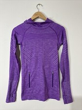 Lululemon Rest Less Hoodie Violet Long Sleeve Top Purple Heathered Size S