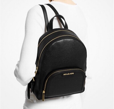 Michael Kors Jaycee Medium Leather Backpack + Wallet Set NWT  display picture 2