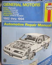 Haynes General Motors Skylark Cimarron Cavalier 1982-1994 Repair Manual 38015