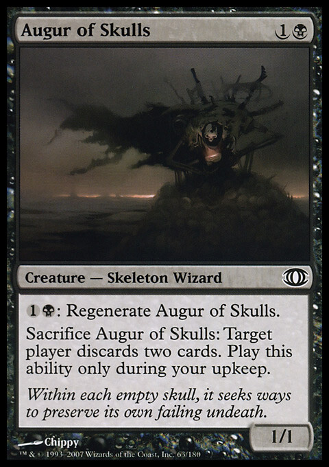 MTG Magic the Gathering Augur of Skulls (63/180) Future Sight LP