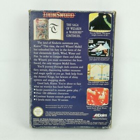 Iron Sword Wizards & Warriors 2 NES Nintendo Boxed No Manual PAL