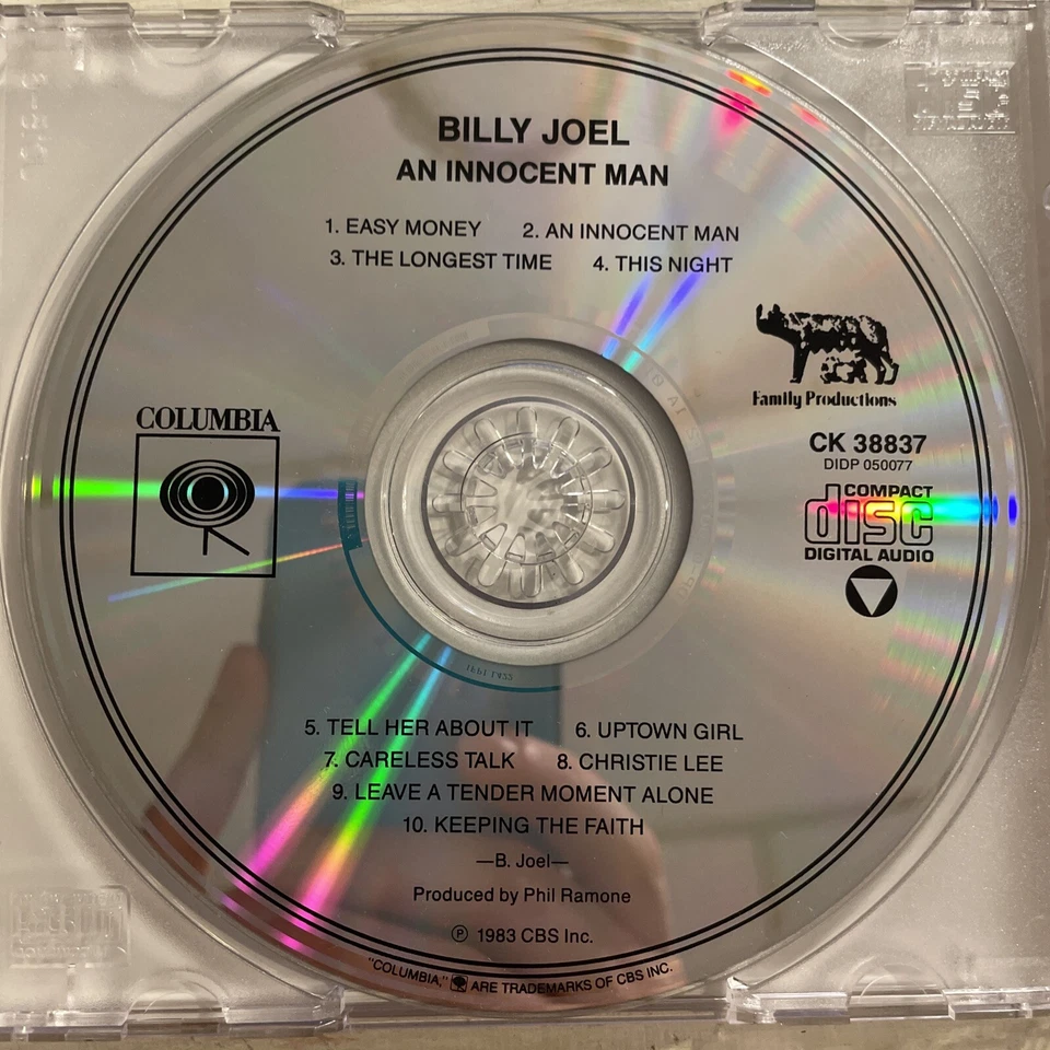 Billy Joel An Innocent Man CD Album CBS Columbia Made In Japan 1983 Foto 4 de 4
