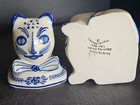 Viana do Castelo Portugal Art Pottery Cat Lidded Trinket Box covered Dish — photo 8