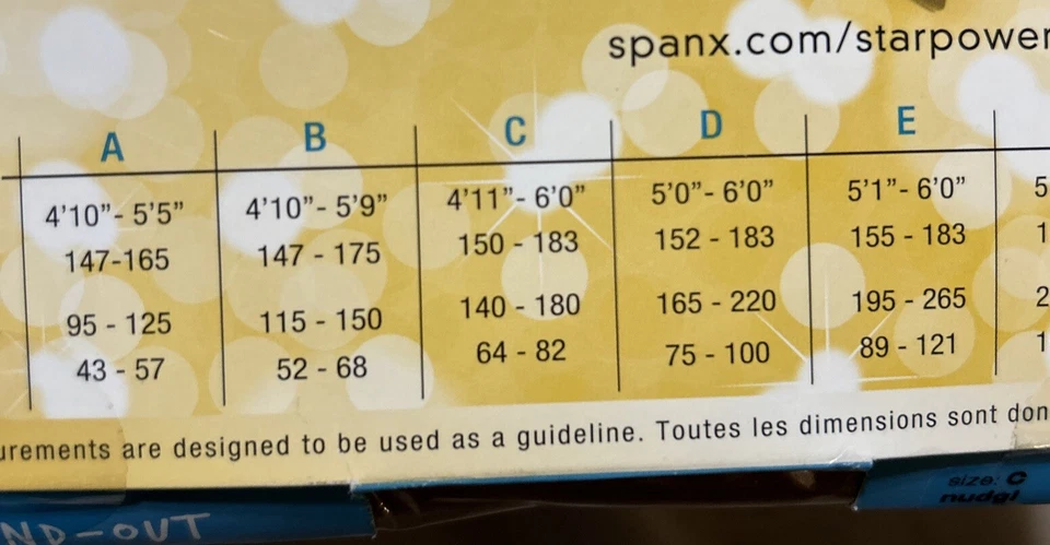 Star Power Spanx Destaque Cintura Alta Modelador Transparente Tamanho C Brilho Nu NOVO $28 - Imagem 3 de 4