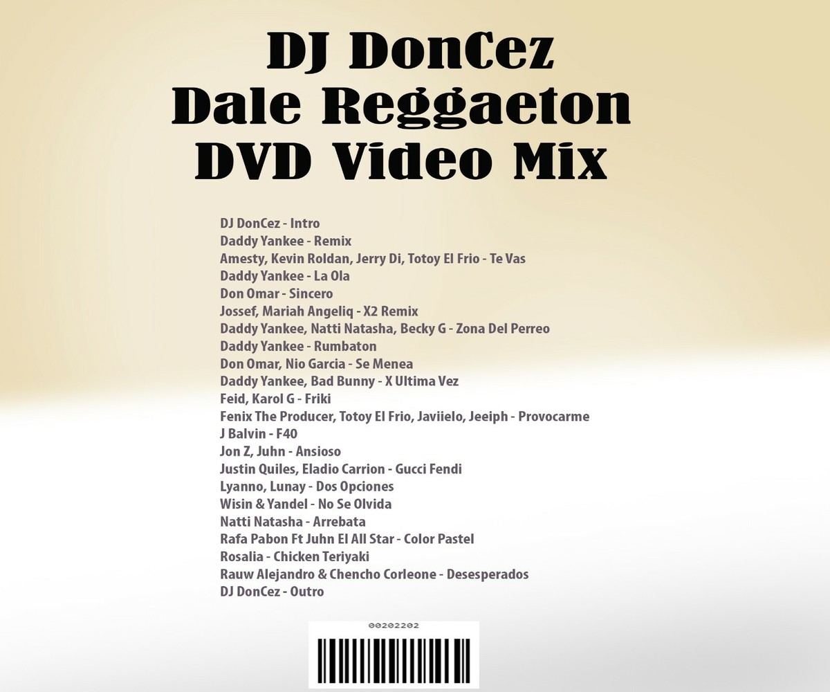 DJ DonCez Dale Reggaeton DVD Video Mix - Main Image