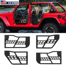 Offroad Tubular Door 4 Doors Tube Half Doors For 2018-2025 Jeep Wrangler New