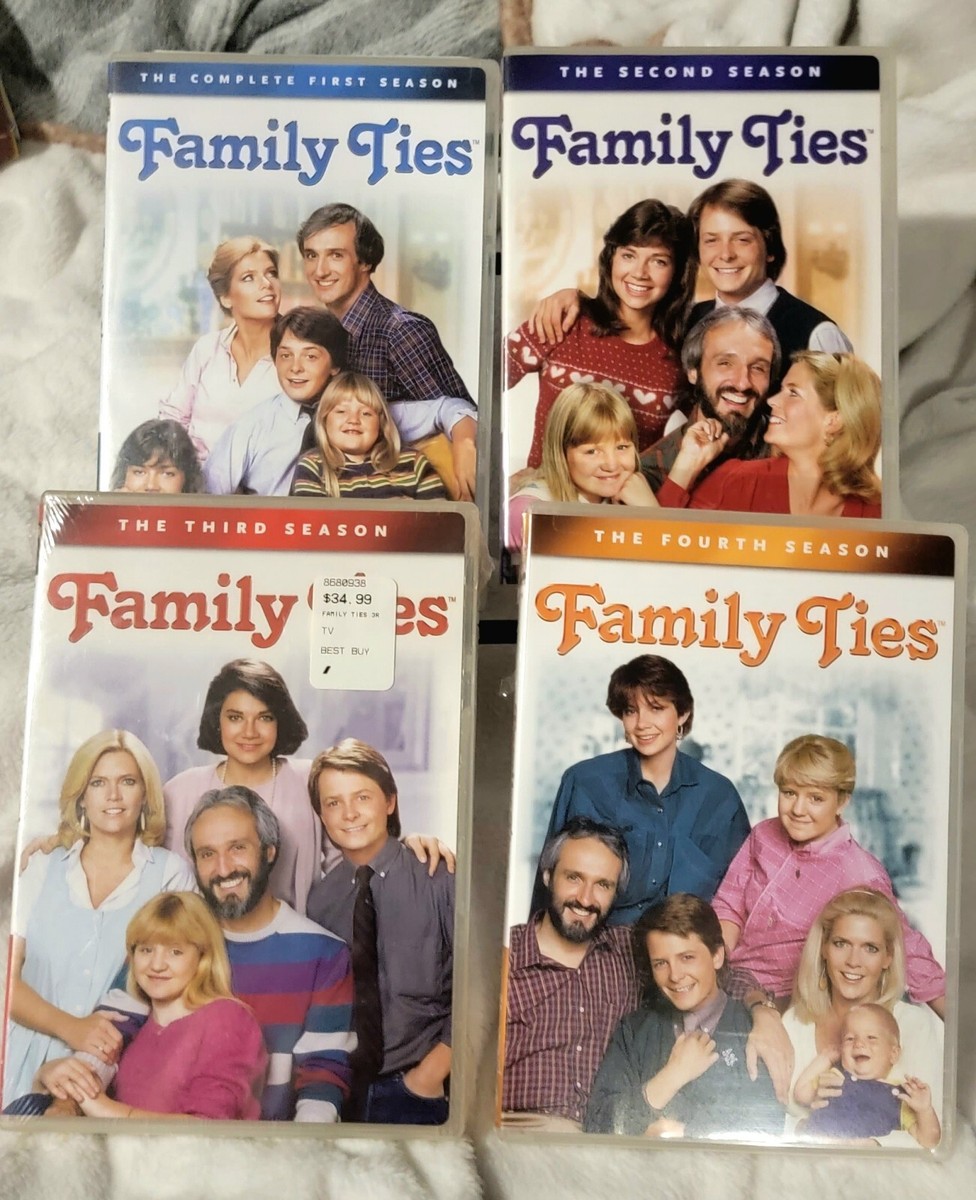Family Ties DVD 📀 TV Series Seasons 1, 2, 3 & 4. (16 Disc Total