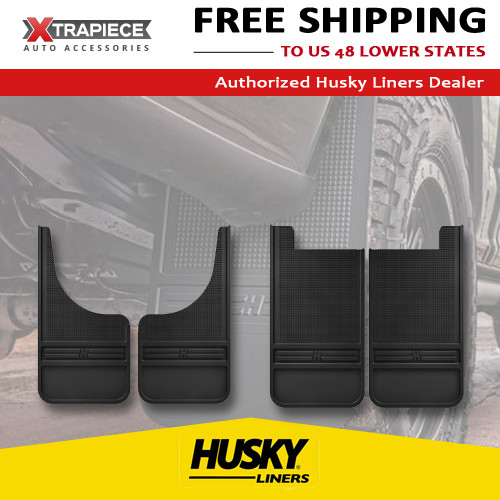 Mud Flaps Splash Guards - Husky Liners MudDog 4 pcs fit Selected Ford SUV&Truck-image