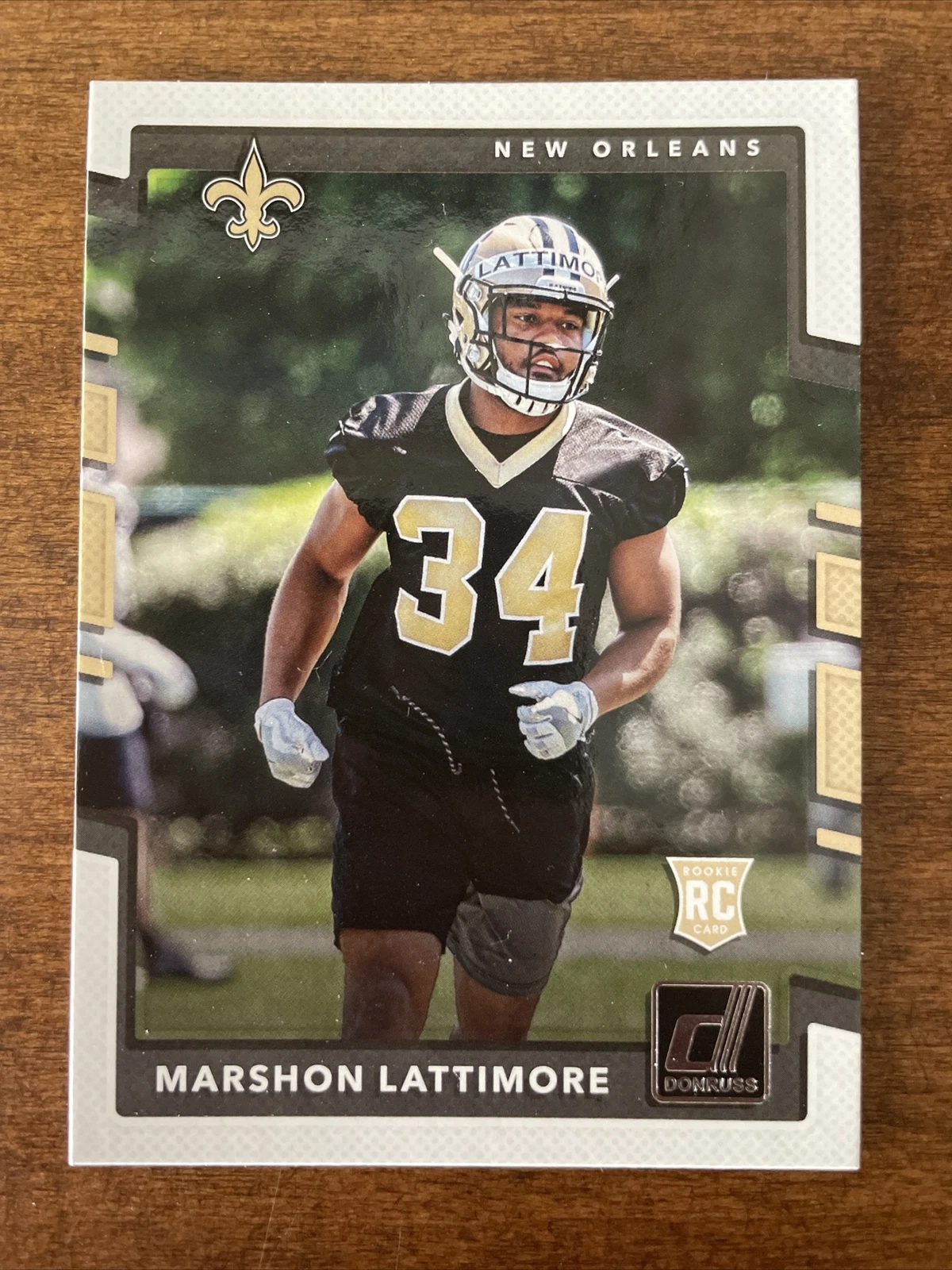 2017 Panini Donruss MARSHON LATTIMORE #386 RC Rookie Shield