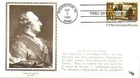TREATY OF PARIS REVOLUTIONARY WAR 1983 LOUIS XVI LEB CACHET FRANCE FDC UNADDR