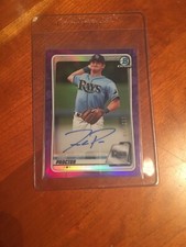 2020 Bowman Chrome FORD PROCTOR Purple Refractor Auto #112/250 Rays SP PACK FRES