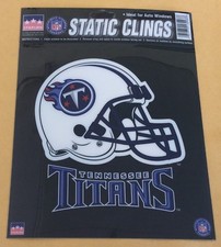 Tennessee Titans Static Clings Window Sticker 6 1/4