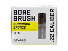 .22 Caliber Phosphor Bronze Bore Brushes 10 Pack
