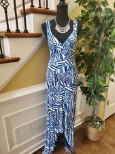 RAFAELLA Women's Maxi Hi-Low dress- Size S