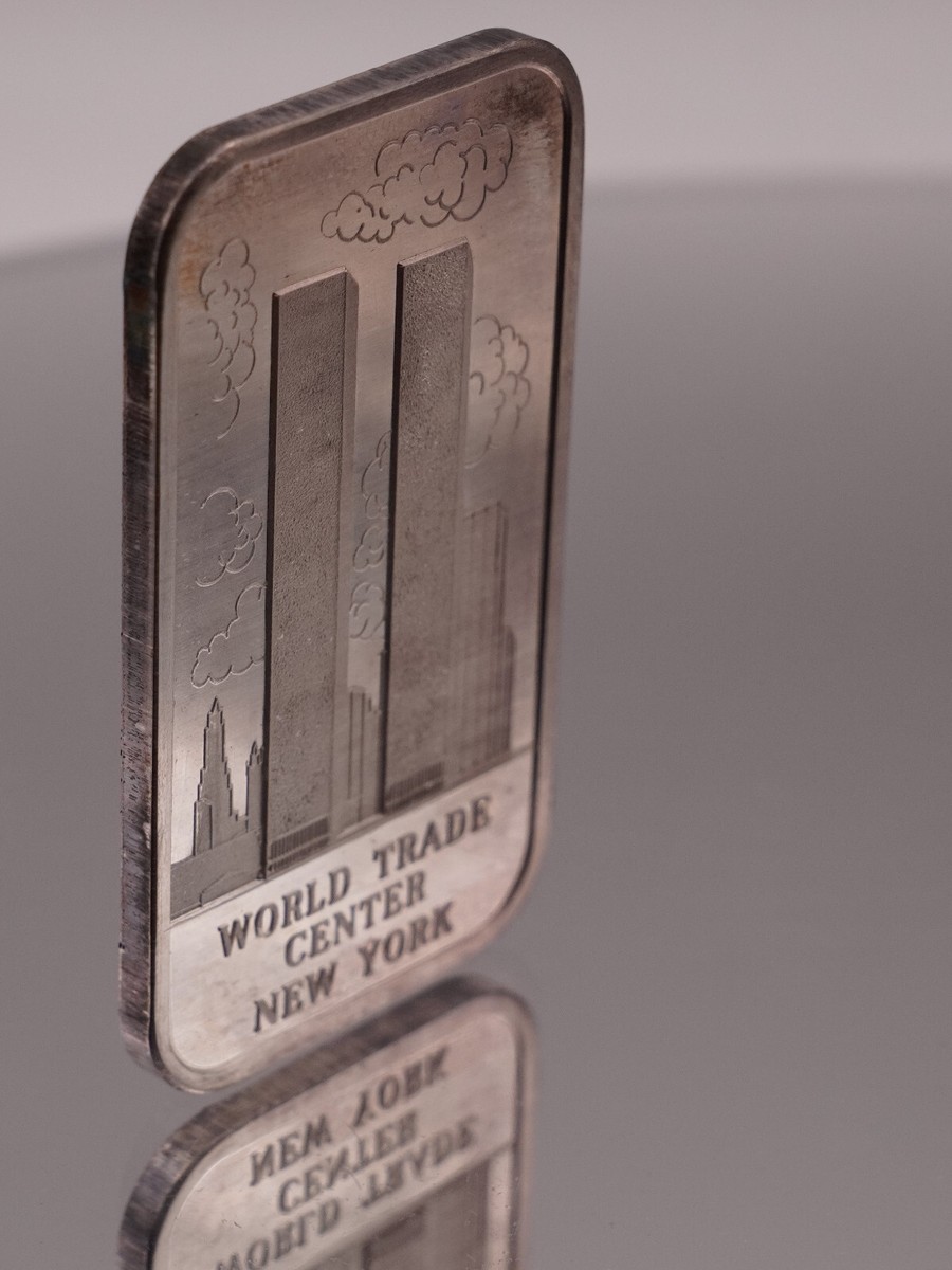 モスカート World Trade Center New York MTB Madison Mint 1oz 999 Silver art