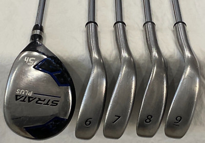 Strata Plus Iron Hybrid Steel Set 5H 6 7 8 9 Five Golf Clubs RH Right Handed