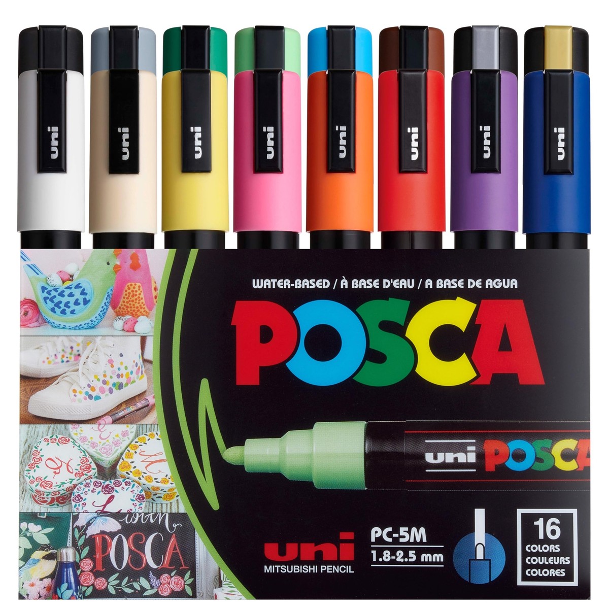 Art Supplies Do Posca Markers Work On Fabric 16 Markers 5m Pens