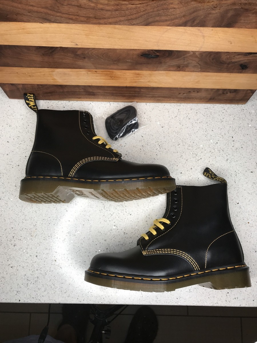 Dr. Martens 1460 Pascal Atlas Leather Lace Up Boots Men's 8