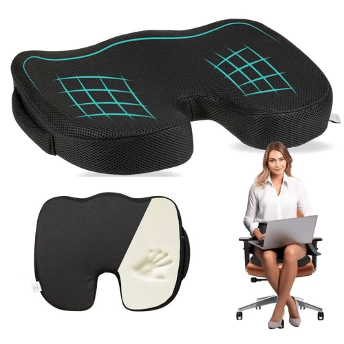 LOMBISOLL Cuscino Lombare Auto In Memory Foam, Supporto Lombare Sedia Ufficio Co