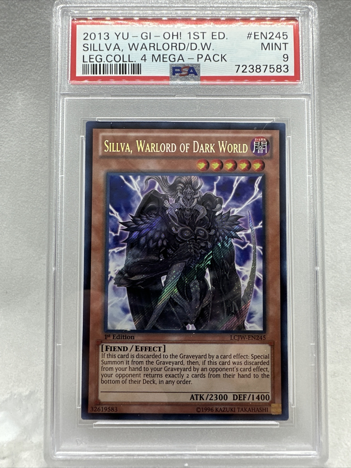 Sillva Warlord of Dark World LCJW-EN245 Yugioh Legendary Collection 4 Joeys World 1st Edition  