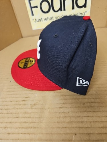 8 63,5 cm New Era Atlanta Braves 59FIFTY eng anliegende Mütze auf Feld *SIEHE BILDER* - Bild 3 von 6