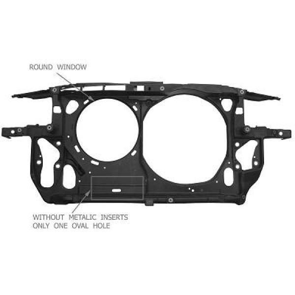 Frontmaske FrontgerüSt Passend FüR VW Passat Bj 2000-2005 Alle Klimafahrzeuge-image