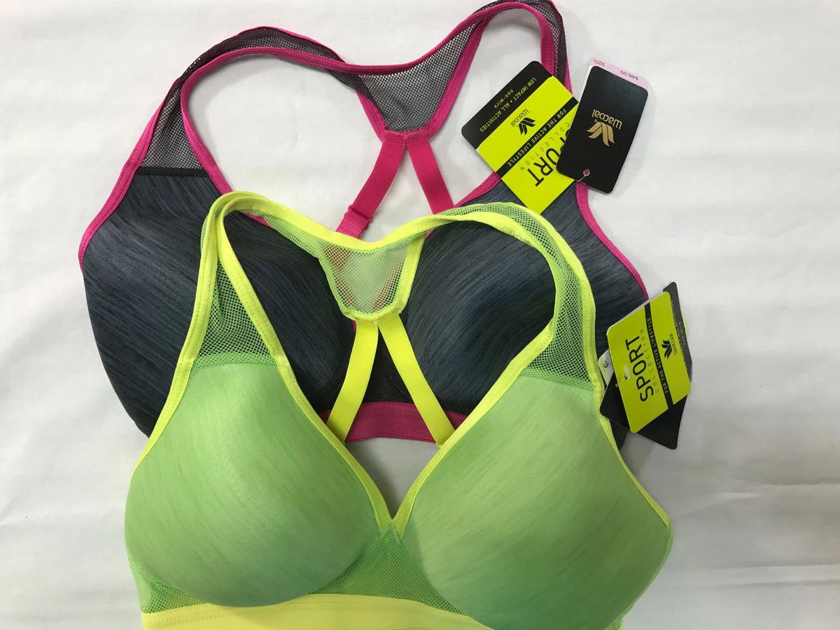 WACOAL RACERBACK LOW IMPACT SPORT BRA CHOOSE YOUR COLOR AND SIZE