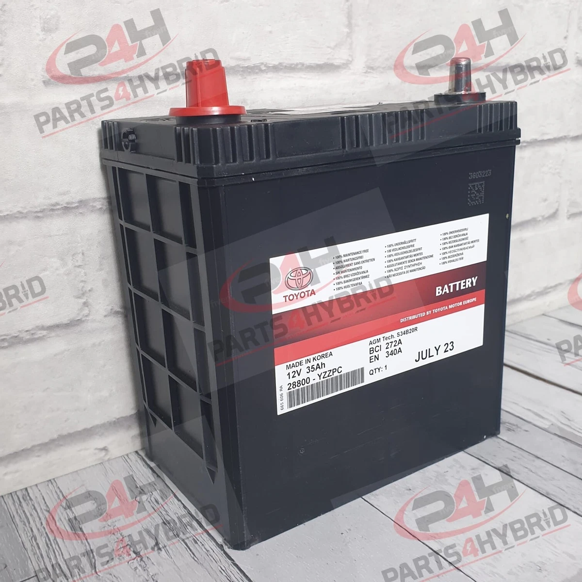 Toyota yaris hybrid 2024 12v battery charging