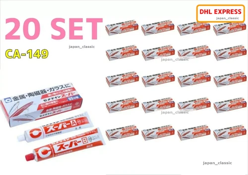 CEMEDINE CA-149 SUPER 60 MINUTE CURABLE EPOXY ADHESIV 110g SET JAPAN 20 BOX