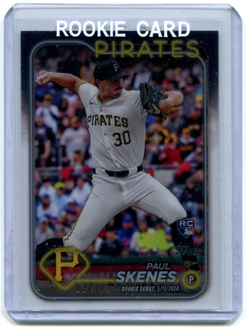 2024 Topps Update #US288 Paul Skenes Clear Acetate Rookie SSP 02