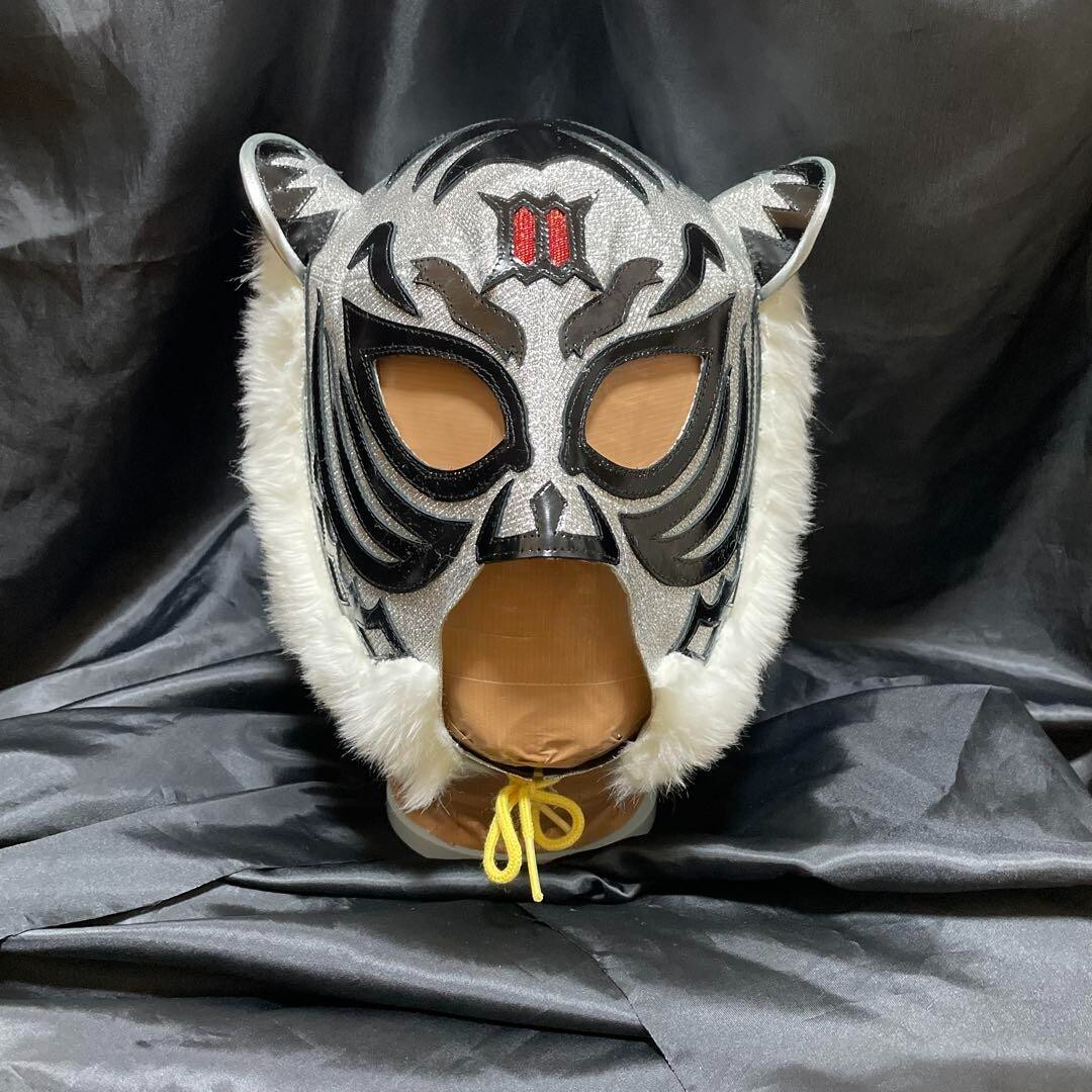 Tiger Mask Palky Silver Discontinued Eraslam wrestling mask talent