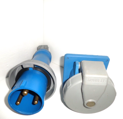 ⭐HUBBELL⭐ 360P6W & 360R6W 60-Amp GENERATOR PLUG & RECEPTACLE